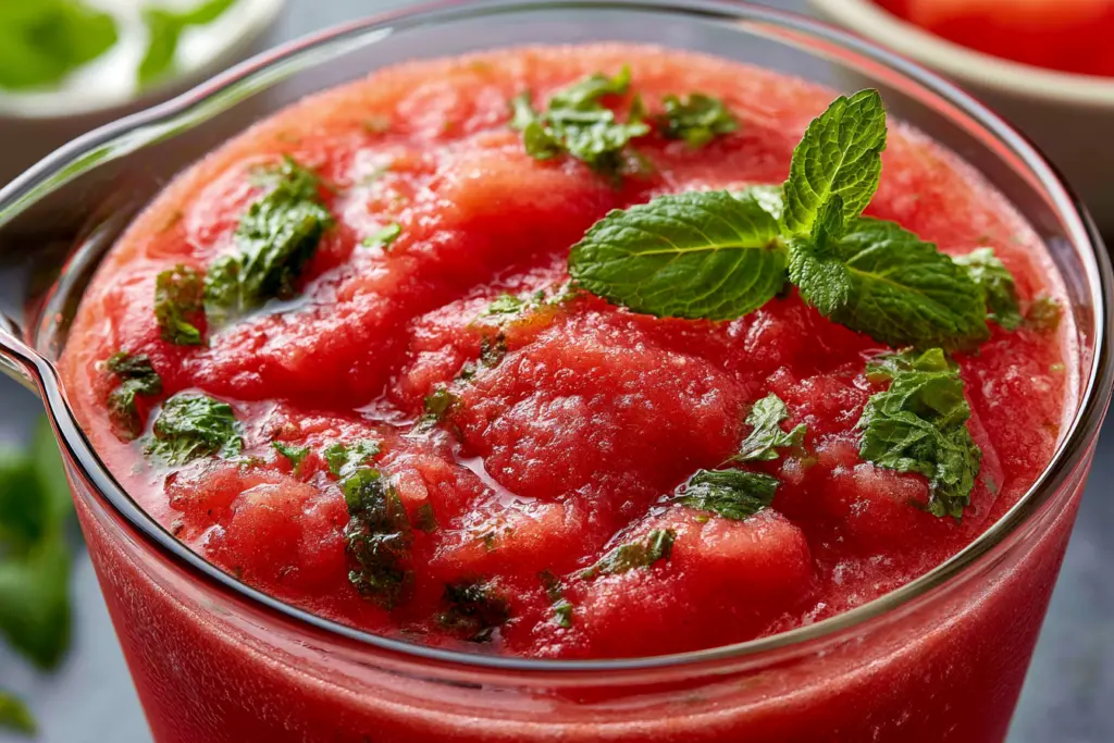How to make the frozen watermelon lemonade