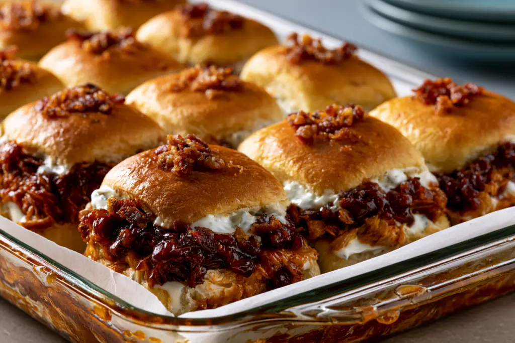 BBQ Chicken Bacon Ranch Sliders Recipe 9 Best BBQ Chicken Bacon Ranch Sliders