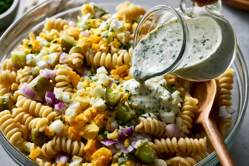 Best Dill Pickle Pasta Salad Recipe 3 How to make this dill pickle pasta salad