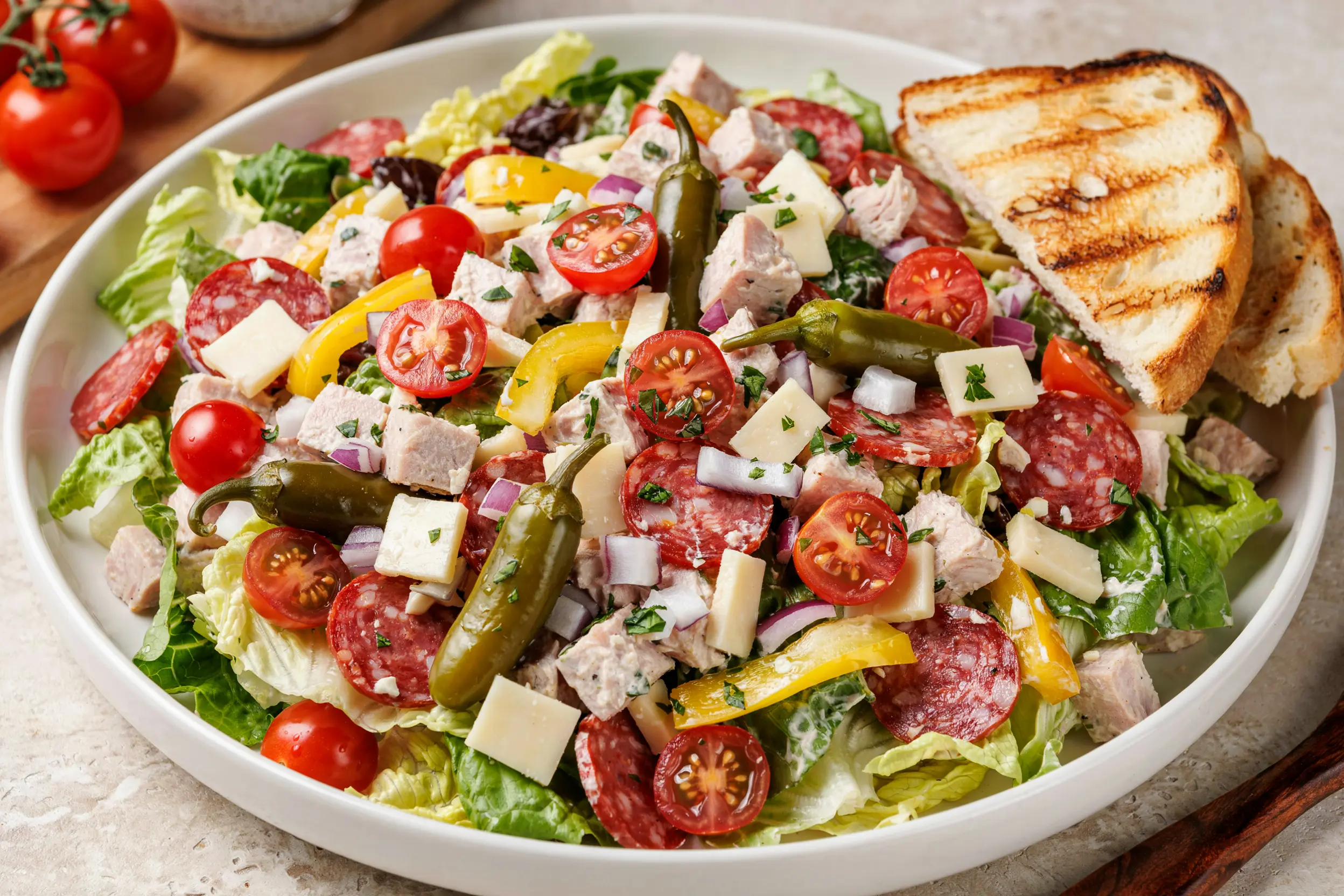 Italian Loaded Grinder Salad Recipe