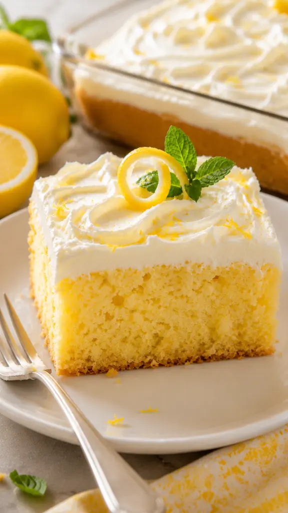 Easy Lemonade Cake with Lemon Cake Mix
