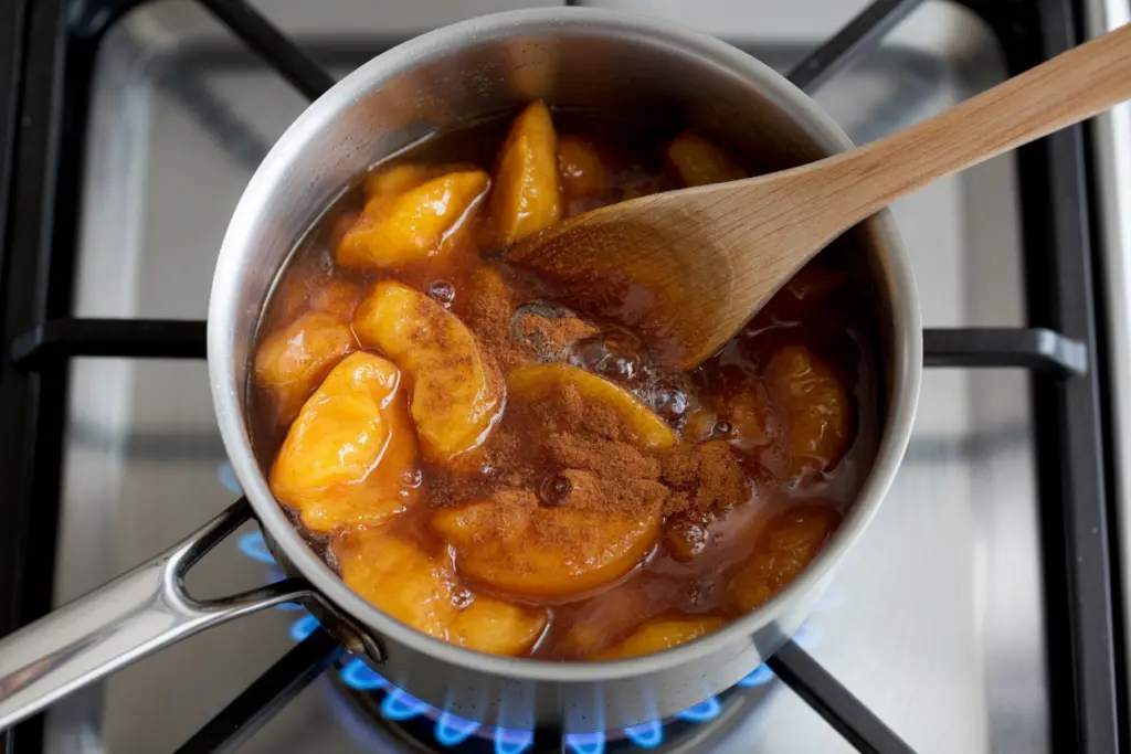  Make the Peach Filling