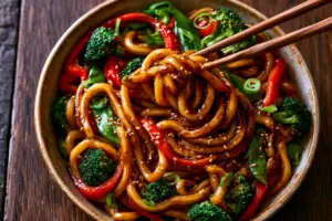 Quick & Easy Noodle Stir Fry with Vegetables