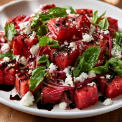 Smoky Watermelon Feta Salad 5 Smoky Watermelon Feta Salad Recipe card