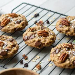 Sourdough Cowboy Cookies Recipe 5 Sourdough Cowboy Cookies recipe card