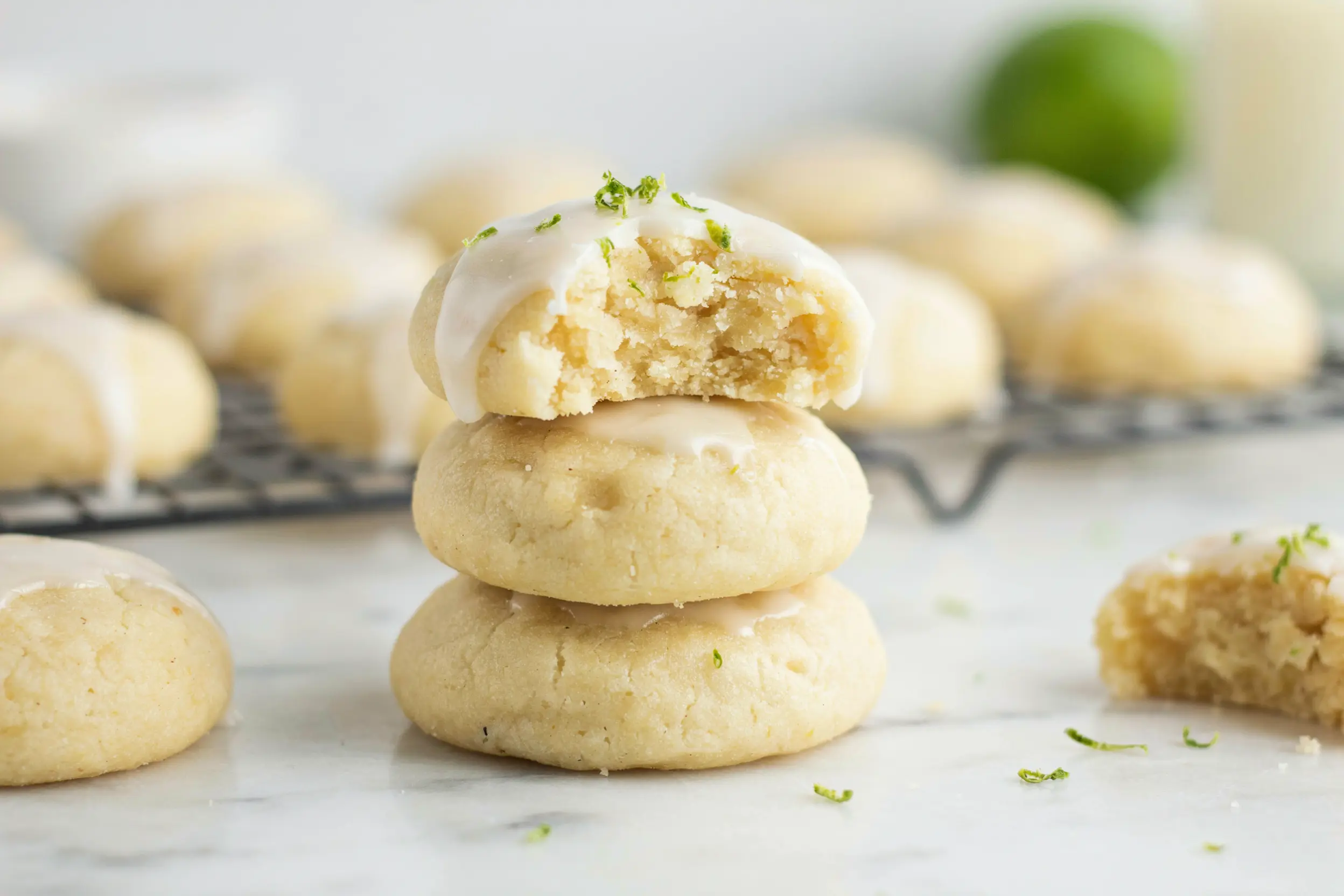 Sourdough Key Lime Cookies