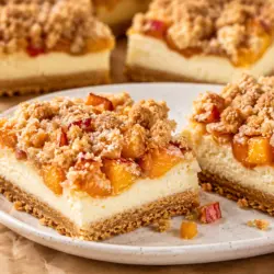 Sourdough Peach Cobbler Cheesecake Bars Recipe 5 Sourdough Peach Cobbler Cheesecake Bars Recipe card