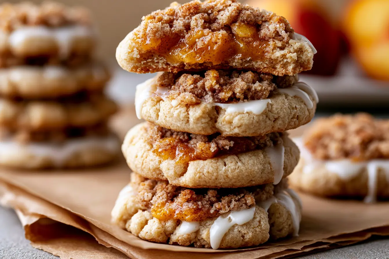 Sourdough Peach Cobbler Cookies Recipe