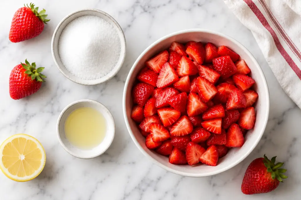 Sourdough Strawberry Shortcake Cake Recipe 3 Strawberry Filling Ingredients