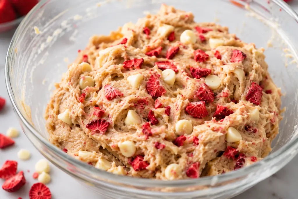 How to make sourdough strawberries cookies