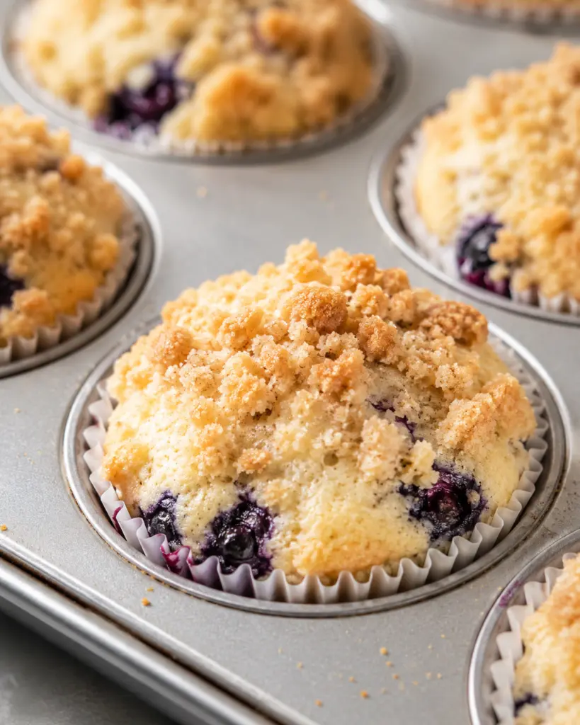 Blueberry Lemon Cream Cheese Muffins Recipe 5 Streusel Topped Blueberry Muffins