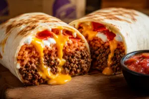 Cheesy Taco Bell Beefy Melt Burrito Copycat Recipe