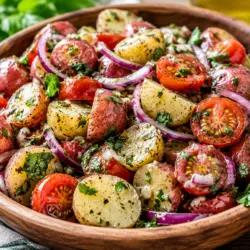 No Mayo Herbed Italian Potato Salad 5 Italian Potato Salad Recipe card