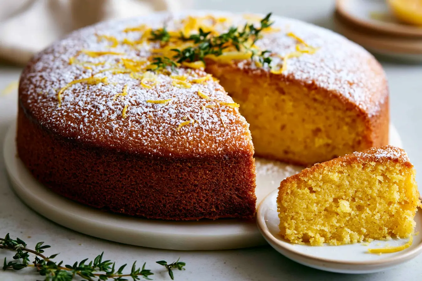 Whole Meyer Lemon Cake Recipe