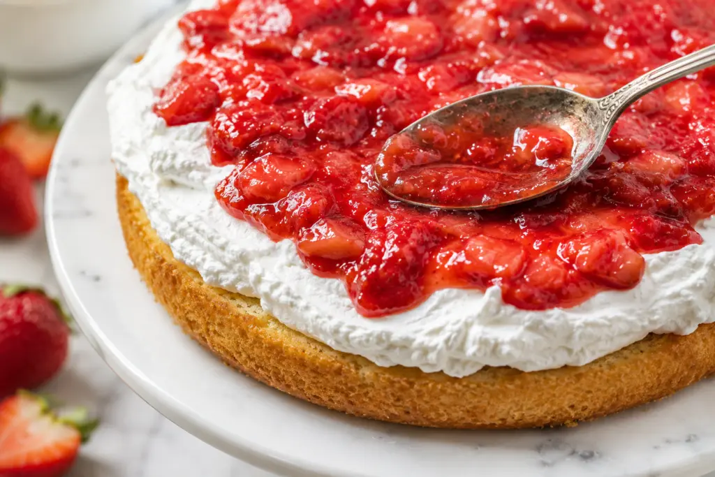 Sourdough Strawberry Shortcake Cake Recipe 7 How to make sourdough strawberry shortcake cake