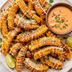 Air Fryer Corn Ribs Recipe 7 Air Fryer Corn Ribs Recipe Card