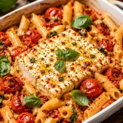 Easy Baked Feta Pasta 5 Easy Baked Feta Pasta (Best TikTok Pasta Recipe)