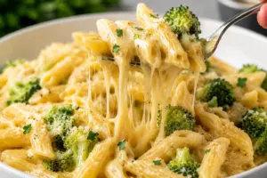 Creamy Cheddar Broccoli Pasta Recipe