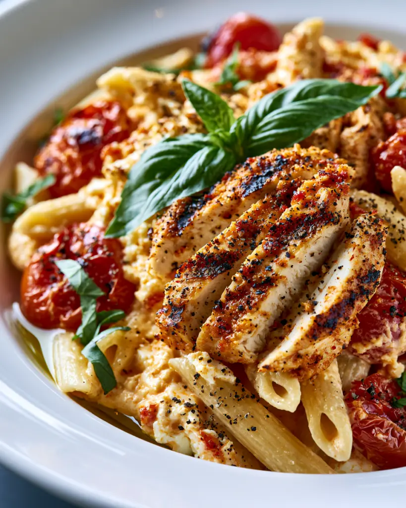 Chicken Baked Feta Pasta