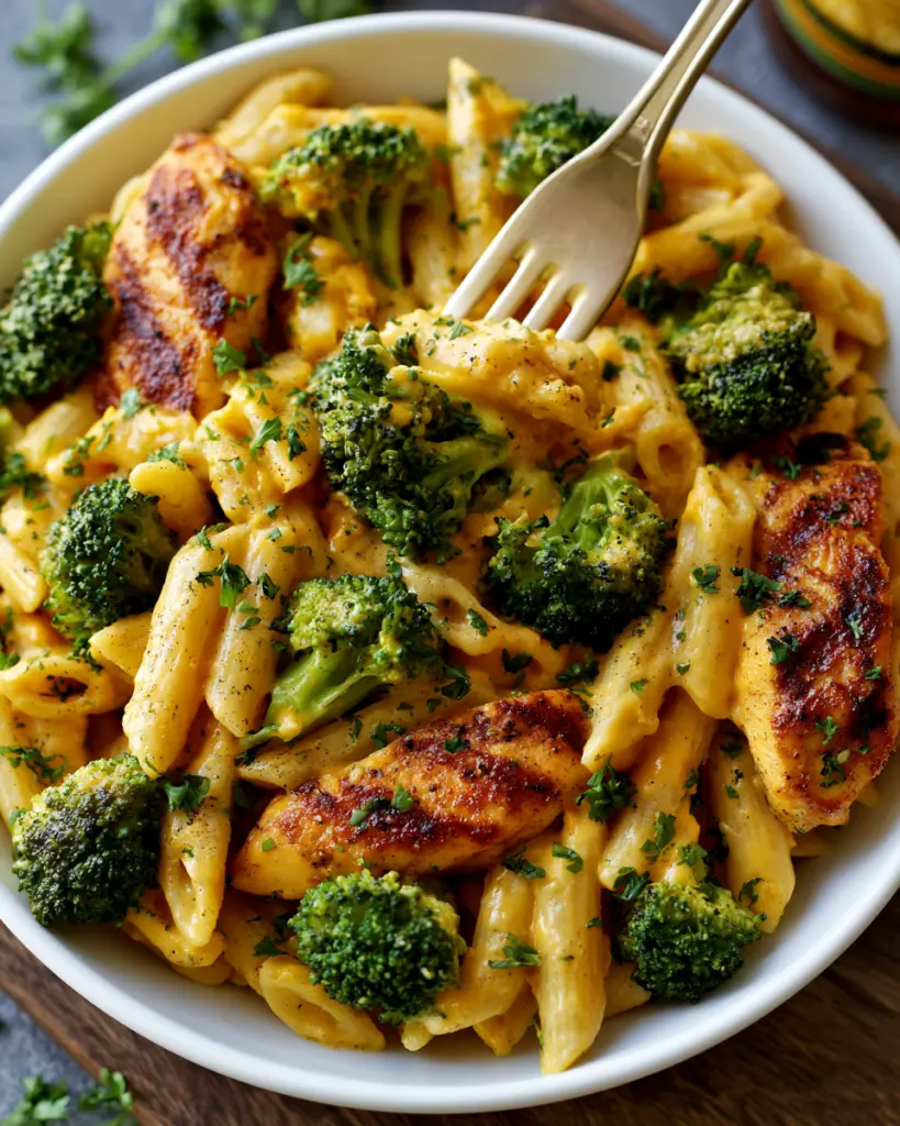 Chicken Cheddar Broccoli Pasta