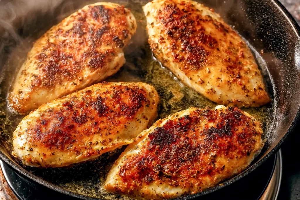 Rich Garlic Cowboy Butter Chicken 4 Cooking garlic cowboy butter chicken