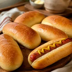 Sourdough Hot Dog Buns Recipe (Overnight Option) 10 Sourdough Hot Dog Buns recipe card