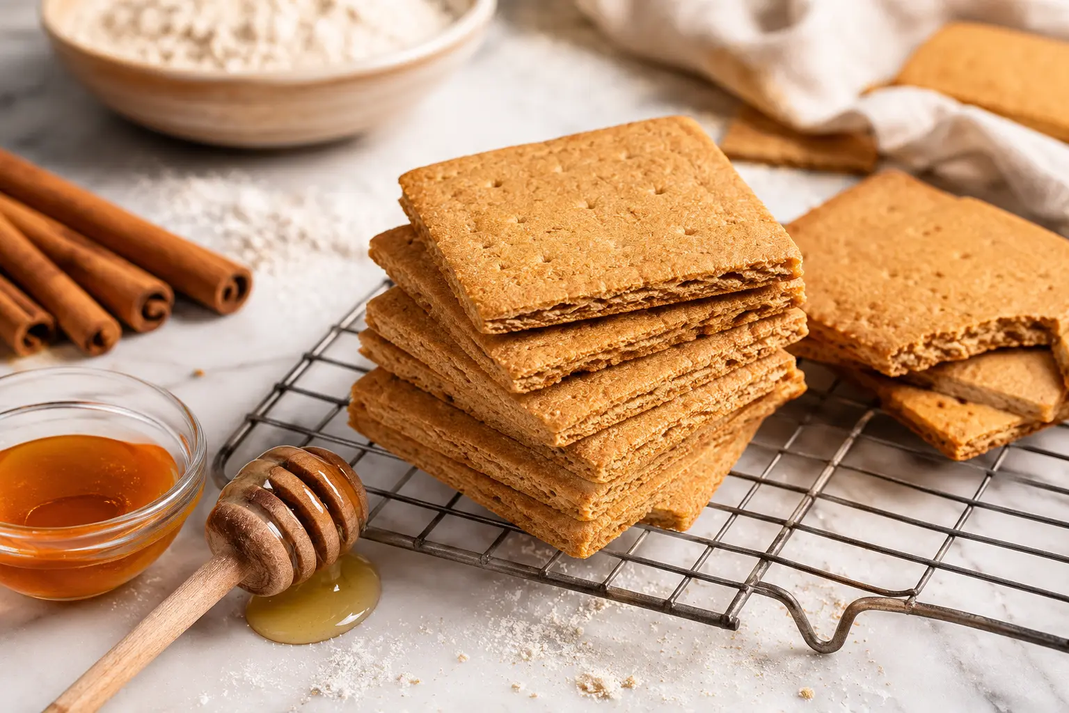 Sourdough Graham Crackers