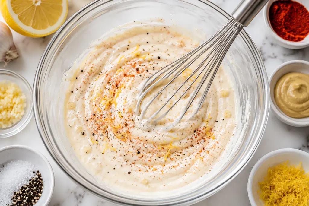 Creamy Lemon Garlic Dressing