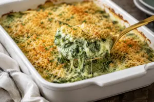 Creamy Spinach Gratin