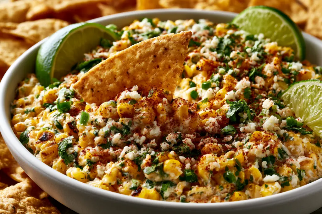 Loaded mexican street corn dip Recipe 5 Loaded mexican street corn dip Serving