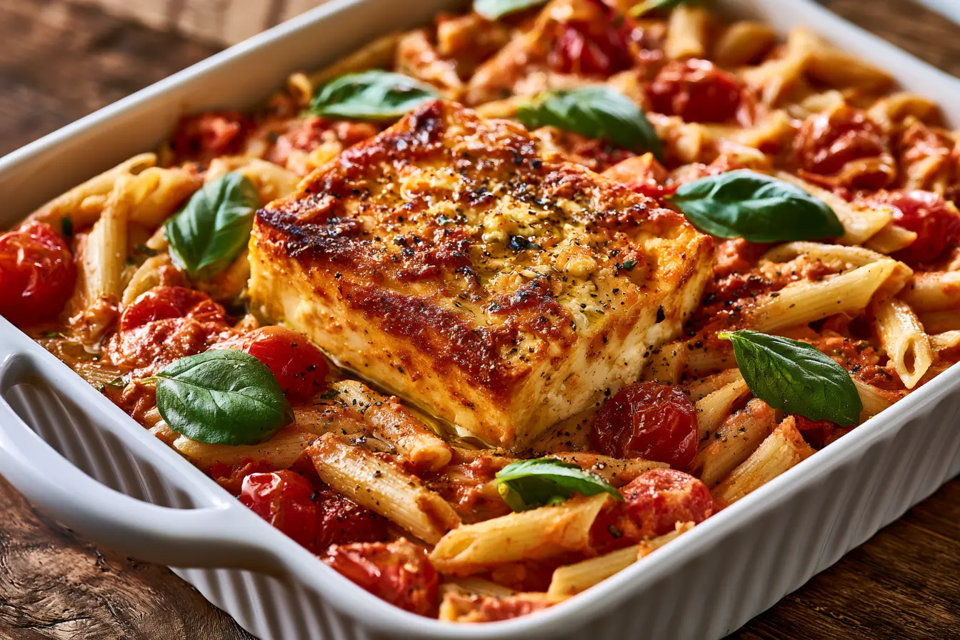 Easy Baked Feta Pasta