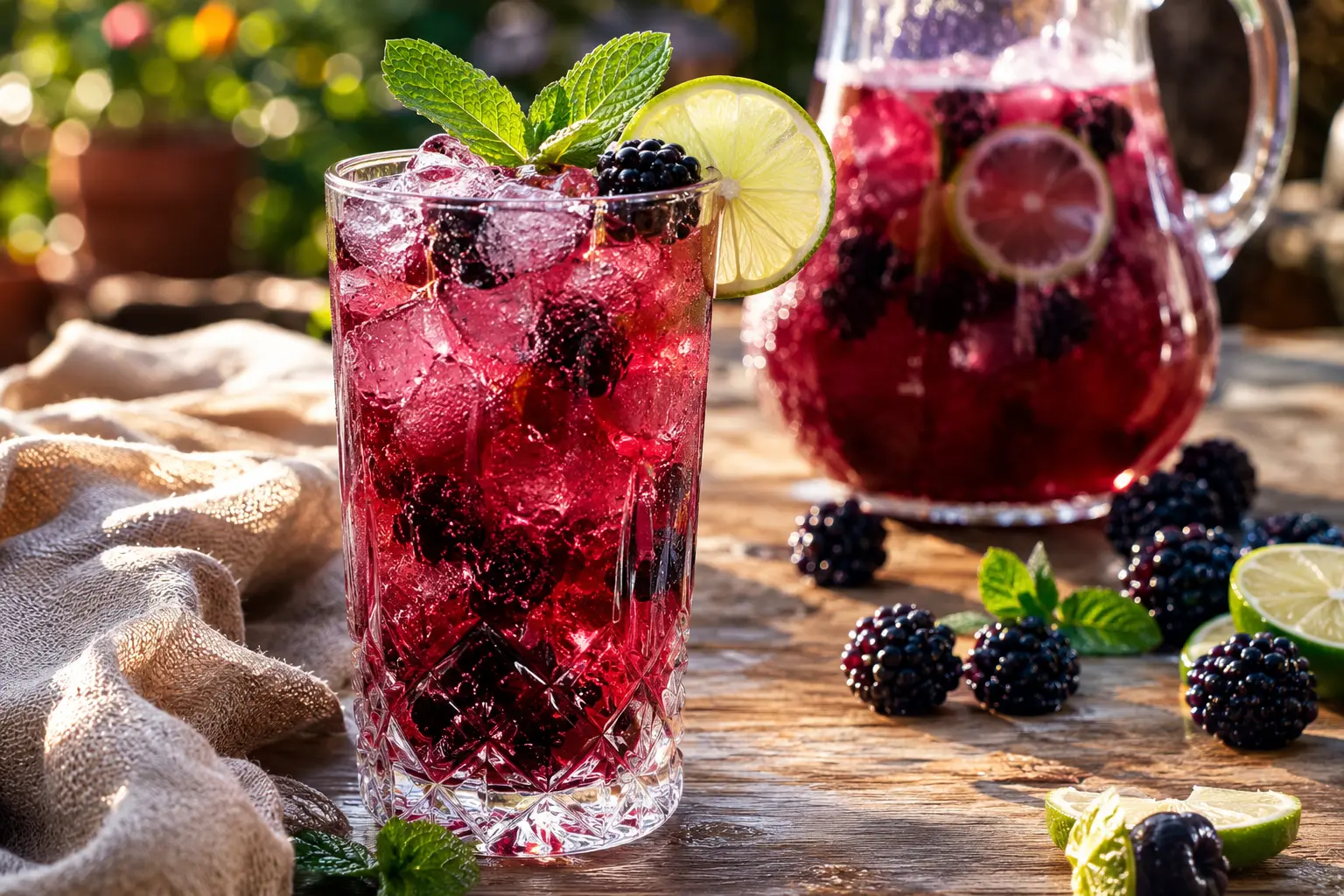 Easy Blackberry Limeade Recipe