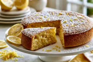 Easy Flourless Lemon Cake (Gluten-Free)
