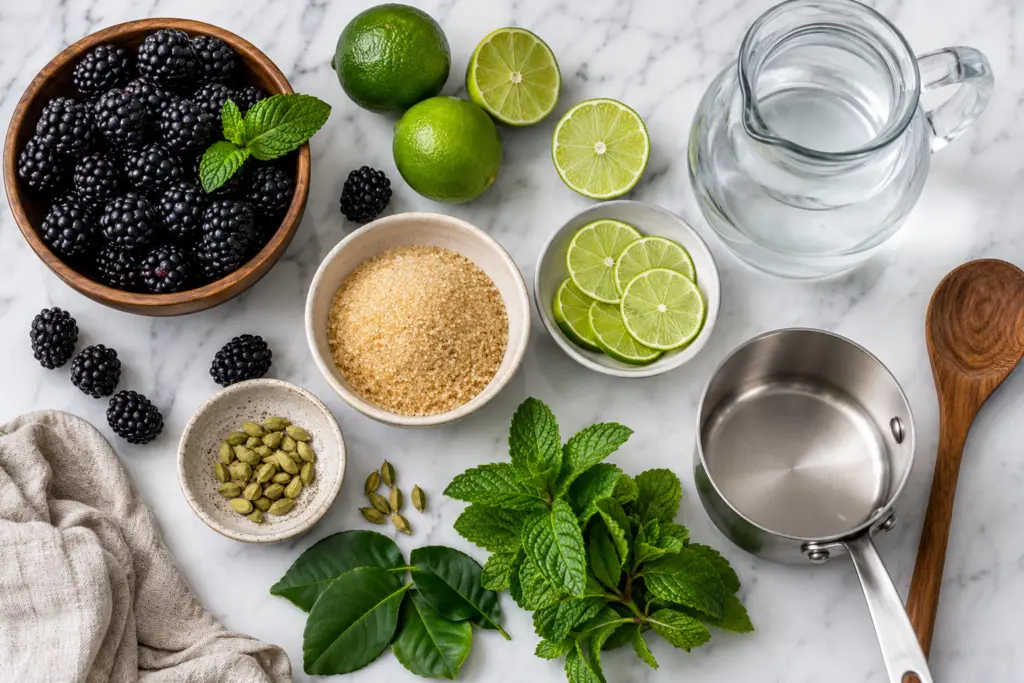 Easy Blackberry Limeade Recipe 2 Fresh ingredients for Blackberry Limeade