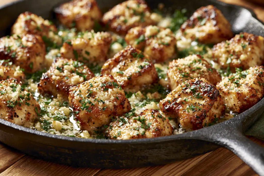 Garlic Parmesan Chicken Bites 4 Garlic Parmesan Chicken Bites
