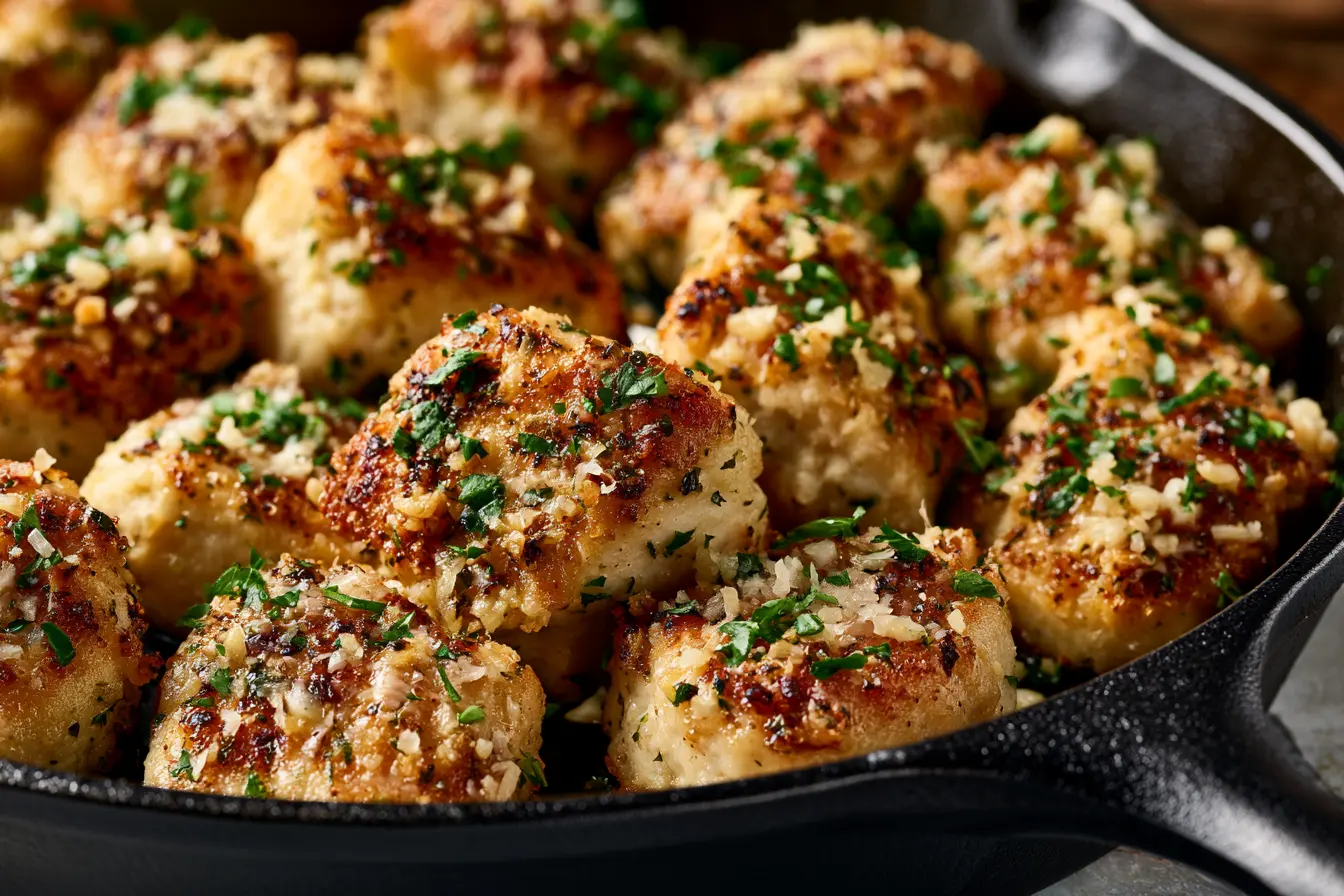 Garlic Parmesan Chicken Bites