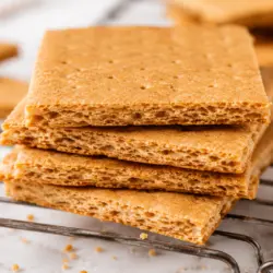 Golden crisp Sourdough Graham Crackers recipe card
