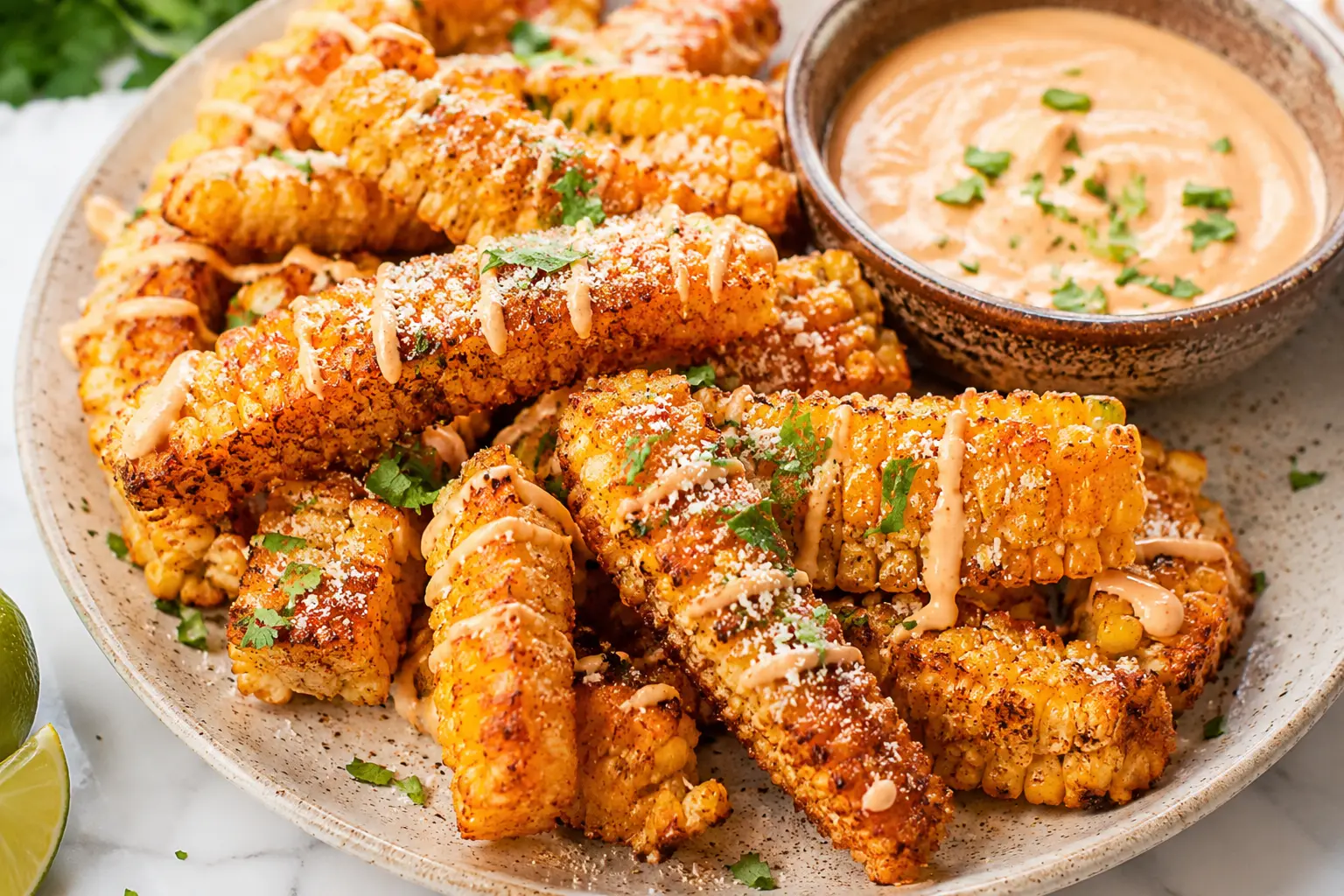 Air Fryer Corn Ribs Recipe