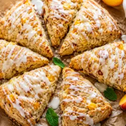 Delicious Peach Scones Recipe 10 Peach Scones recipe card