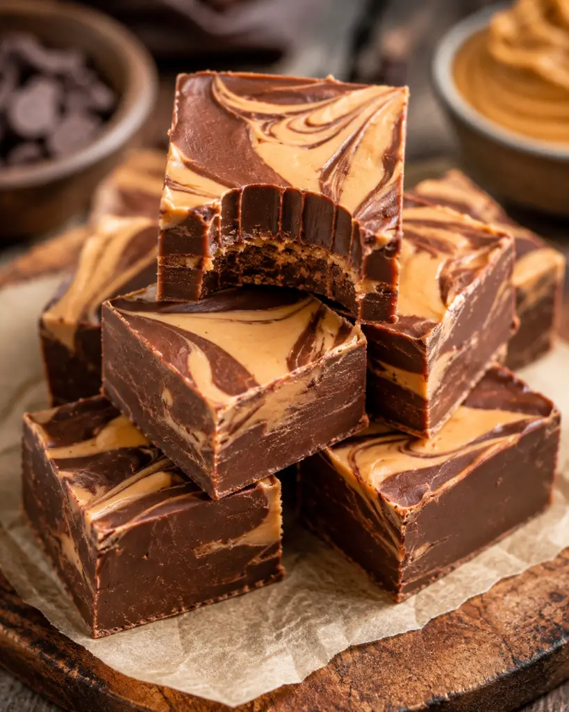 Easy 3-Ingredient Condensed Milk Fudge Recipe 6 Peanut Butter Chocolate Fudge