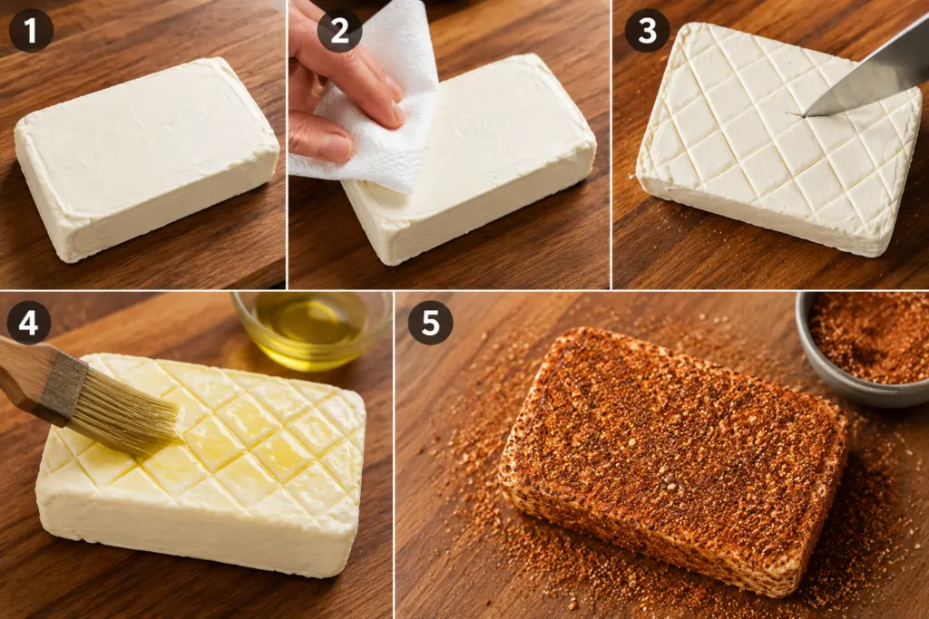 Viral Smoked Cream Cheese Recipe 3 Preparing the Cream Cheese