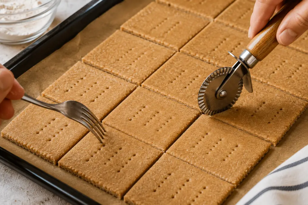 Roll and Cut homemade crackers