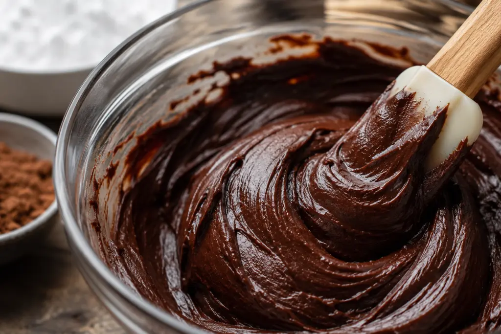 Fudgy 3 Ingredient Cookies Recipe {No Butter, No Flour} 3 Fudgy 3 Ingredient Cookies Batter