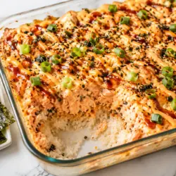Viral TikTok Salmon Sushi Bake Recipe 8 Viral TikTok Salmon Sushi Bake recipe card
