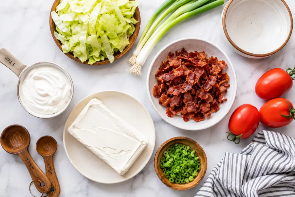 Easy 4 Ingredient Cold BLT Dip Recipe 2 Ingredients for Cold BLT Dip
