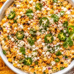 Loaded mexican street corn dip Recipe 6 mexican street corn dip recipe card