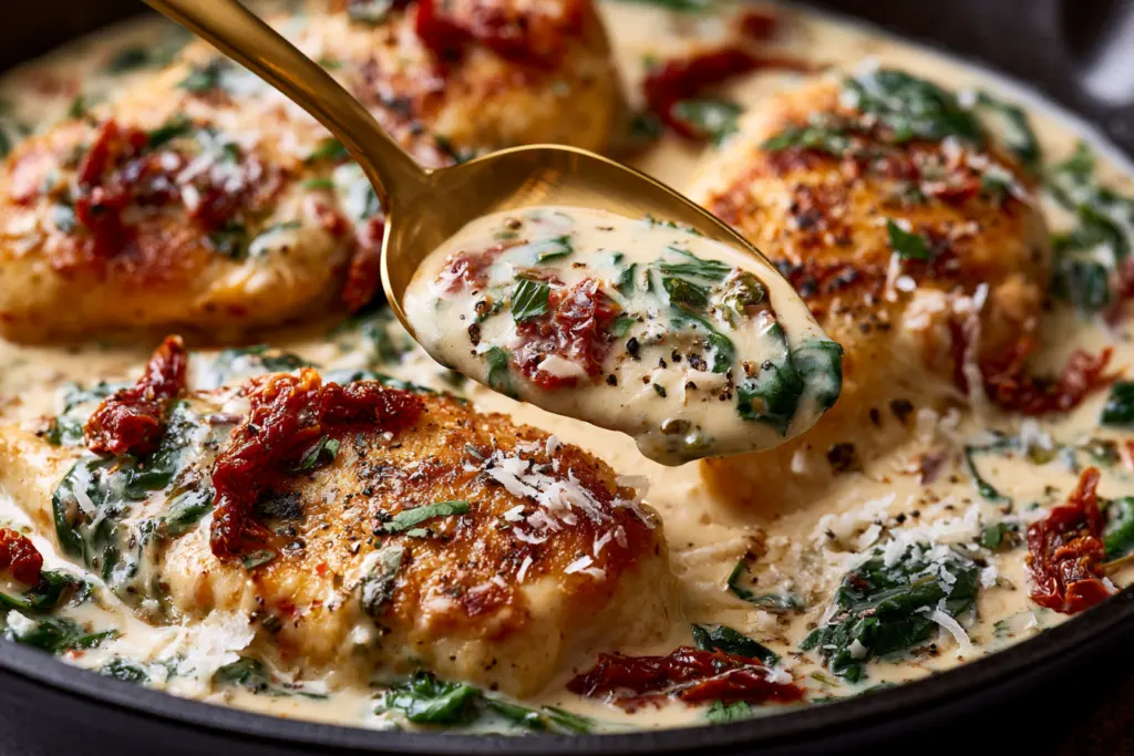 One-Pan Tuscan Chicken Recipe 5 one-pan tuscan chicken