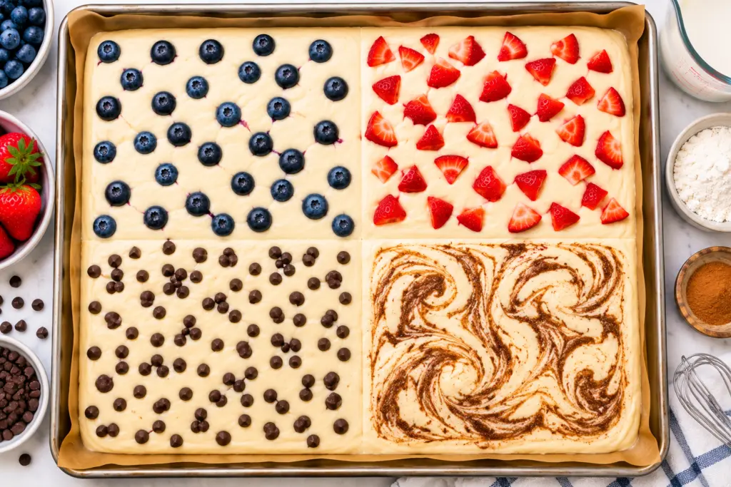 Sheet Pan Buttermilk Pancakes Recipe 4 Favorite Toppings for sheet pan buttermilk pancakes