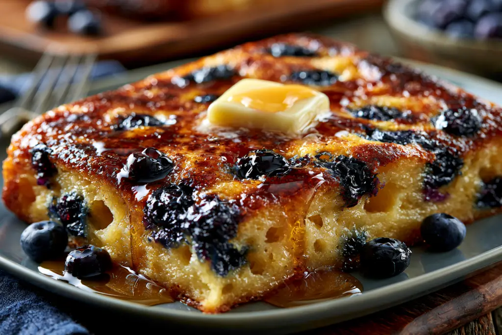 Sheet Pan Buttermilk Pancakes Recipe 6 sheet pan buttermilk pancakes slice
