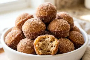 Easy Apple Cider Donut Holes Recipe